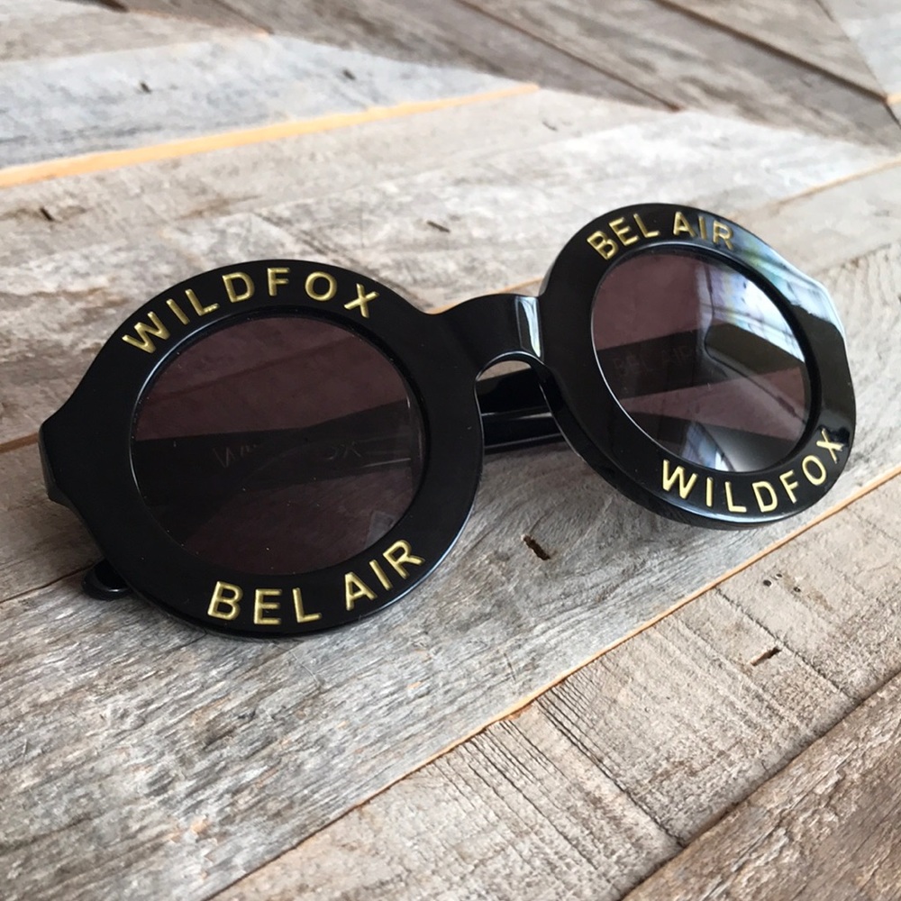 Wildfox Black and Gold Sunglasses